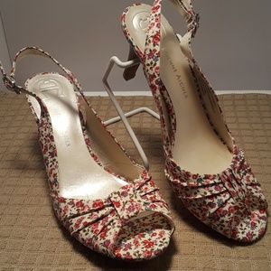 Etienne Aigner Osbert  Floral Print Slingback Heel
